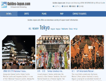 Tablet Screenshot of guides-japan.com